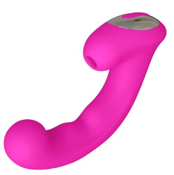 Розовый клиторальный стимулятор с функцией вибратора Amante - 17,8 см. Розовый клиторальный стимулятор с функцией вибратора Amante - 17,8 см.