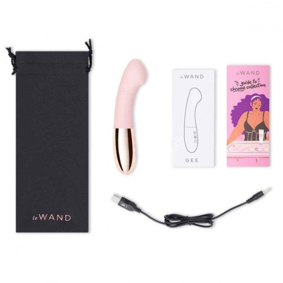 Розовый стимулятор для точки G Le Wand GEE - 16,6 см. Розовый стимулятор для точки G Le Wand GEE - 16,6 см.