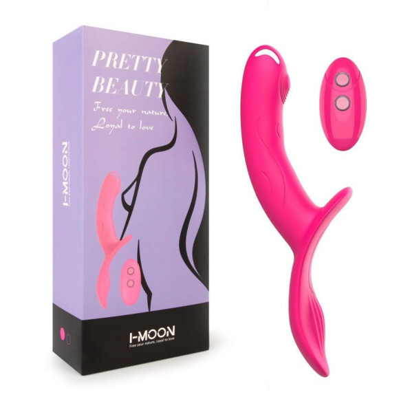 Розовый поясной вибратор с пультом ДУ Розовый поясной вибратор с пультом ДУ