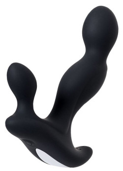 Черный вибромассажер простаты Vela - 12 см. Черный вибромассажер простаты Vela - 12 см.