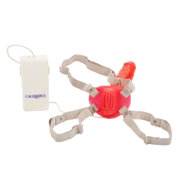 Розовый женский страпон Betty’s Jelly Bumble Bee - 21,5 см. Розовый женский страпон Betty’s Jelly Bumble Bee - 21,5 см.