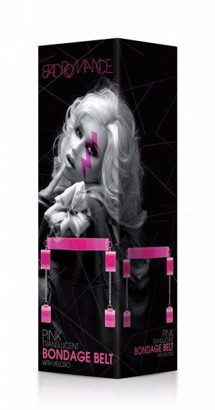 Розовый ошейник c наручниками Розовый ошейник c наручниками