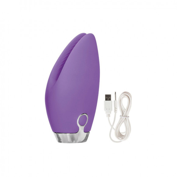 Фиолетовый перезаряжаемый вибромассажер Embrace Foreplay Фиолетовый перезаряжаемый вибромассажер Embrace Foreplay