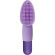 Фиолетовая вибропуля с силиконовой щеточкой для клиторальной стимуляции Fingerific Фиолетовая вибропуля с силиконовой щеточкой для клиторальной стимуляции Fingerific