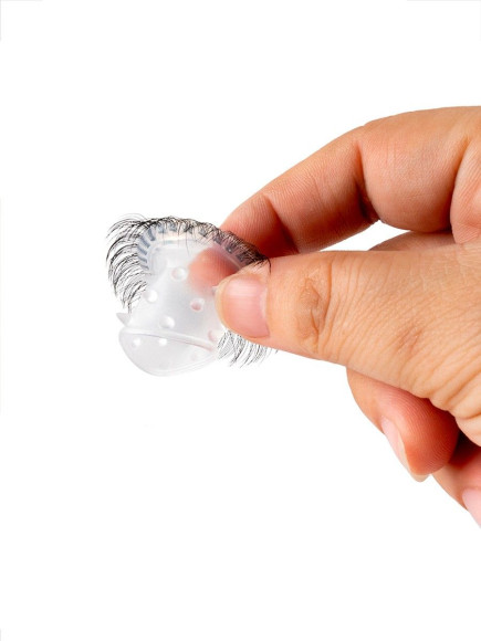 Эластичное эрекционное кольцо с длинными черными «ресничками» Эластичное эрекционное кольцо с длинными черными «ресничками»