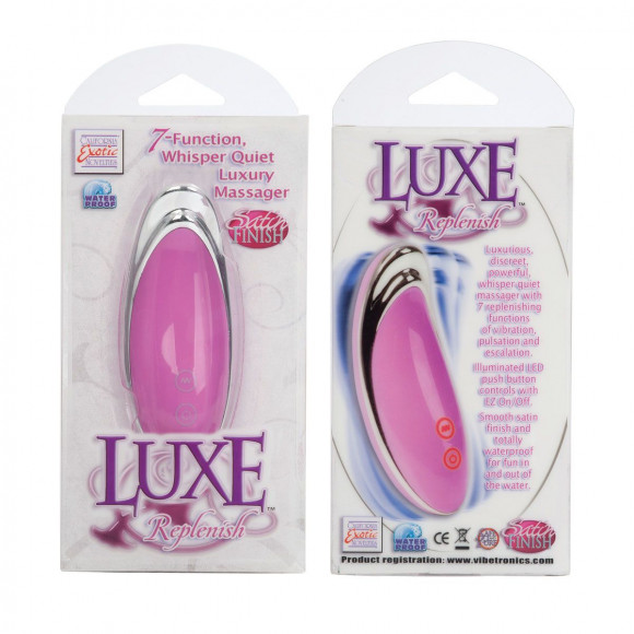 Изогнутый розовый вибростимулятор Luxe