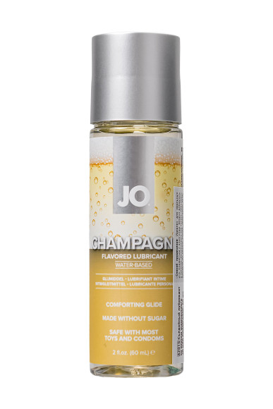 Лубрикант на водной основе JO H2O Champagne Flavored Lubricant с ароматом шампанского - 60 мл. Лубрикант на водной основе JO H2O Champagne Flavored Lubricant с ароматом шампанского - 60 мл.