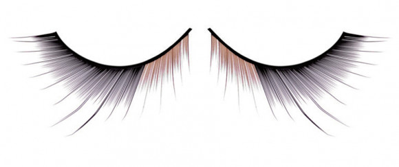 Чёрно-коричневые ресницы Deluxe