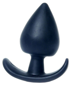 Черная анальная втулка Bubble - 8,5 см. Черная анальная втулка Bubble - 8,5 см.