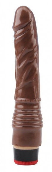 Коричневый вибратор-реалистик 8.8” Vibe Cock - 21,5 см. Коричневый вибратор-реалистик 8.8” Vibe Cock - 21,5 см.