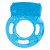 Голубое эрекционное виброкольцо VIBRATING COCK RING WHATSUP!
