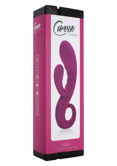 Розовый вибростимулятор NEA SUPREME RABBIT - 18 см. Розовый вибростимулятор NEA SUPREME RABBIT - 18 см.