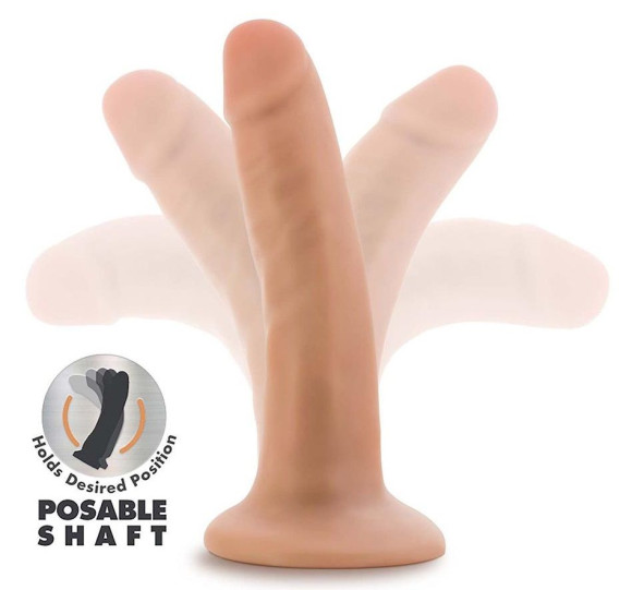 Телесный фаллоимитатор-реалистик 5 Inch Posable Dildo - 13,9 см. Телесный фаллоимитатор-реалистик 5 Inch Posable Dildo - 13,9 см.