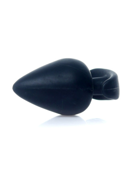 Черная анальная втулка Bubble - 9,5 см. Черная анальная втулка Bubble - 9,5 см.