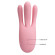Розовый вибратор с фингерингом Diego