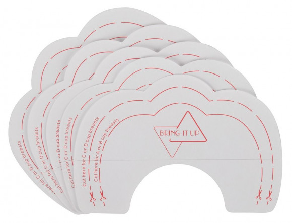 Набор из 5 прозрачных пар тейпов для груди