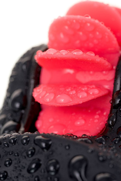 Чёрно-красное эрекционное виброкольцо Erotist Чёрно-красное эрекционное виброкольцо Erotist