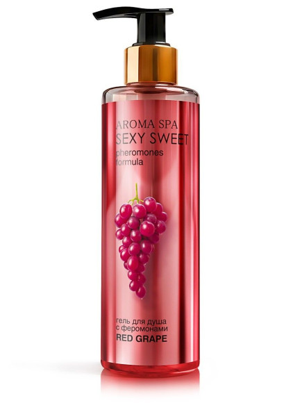 Гель для душа с феромонами и ароматом винограда Red Grape - 200 мл. Гель для душа с феромонами и ароматом винограда Red Grape - 200 мл.