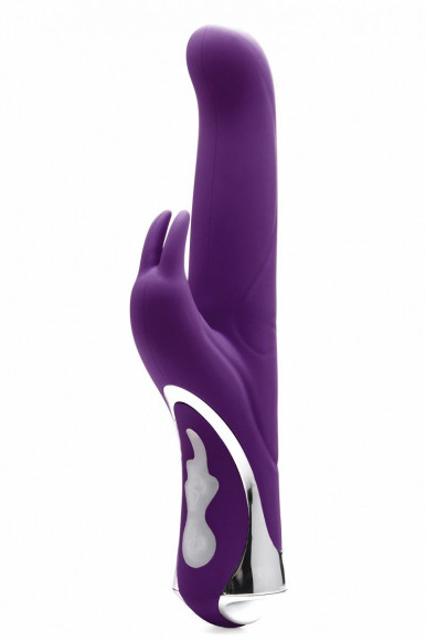 Фиолетовый перезаряжаемый вибратор Rechargeable Rabbit Purple - 23,5 см. Фиолетовый перезаряжаемый вибратор Rechargeable Rabbit Purple - 23,5 см.