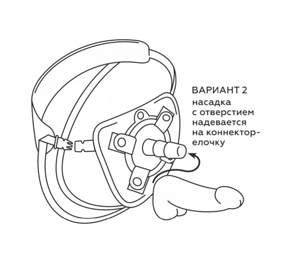 Универсальные трусики Harness UNI strap с корсетом