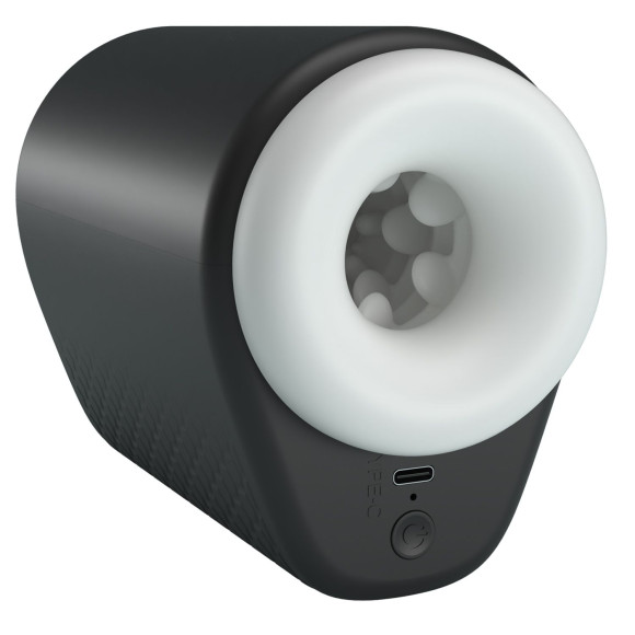 Черный автоматический вибромастурбатор Dj Girl Черный автоматический вибромастурбатор Dj Girl