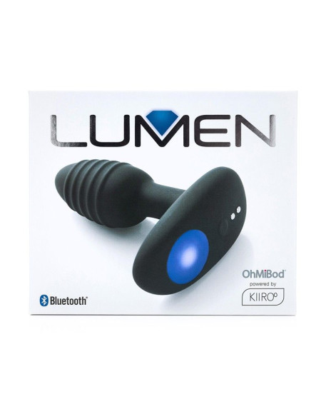 Черный интерактивный вибратор OhMiBod Lumen for Kiiroo с подсветкой - 10,2 см. Черный интерактивный вибратор OhMiBod Lumen for Kiiroo с подсветкой - 10,2 см.