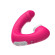 Розовый вибромассажёр с клиторальной стимуляцией Розовый вибромассажёр с клиторальной стимуляцией