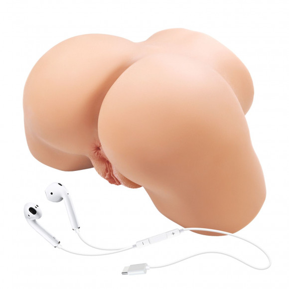 Телесный мастурбатор Olivia с 2 любовными отверстиями Телесный мастурбатор Olivia с 2 любовными отверстиями