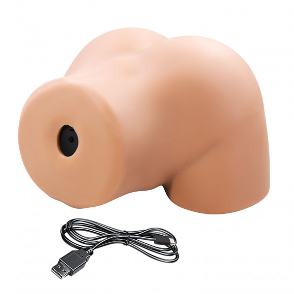 Телесный мастурбатор Olivia с 2 любовными отверстиями Телесный мастурбатор Olivia с 2 любовными отверстиями