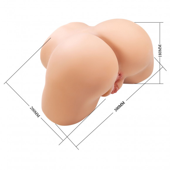 Телесный мастурбатор Olivia с 2 любовными отверстиями Телесный мастурбатор Olivia с 2 любовными отверстиями