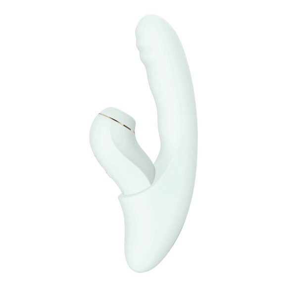 Мятный вибратор-кролик из 2 частей Fatima - 19 см. Мятный вибратор-кролик из 2 частей Fatima - 19 см.