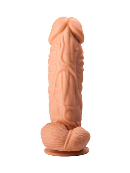 Фаллоимитатор с ярко выраженной головкой - 21 см. Фаллоимитатор с ярко выраженной головкой - 21 см.