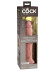 Телесный фаллоимитатор 9  Silicone Dual Density Cock - 25,4 см.