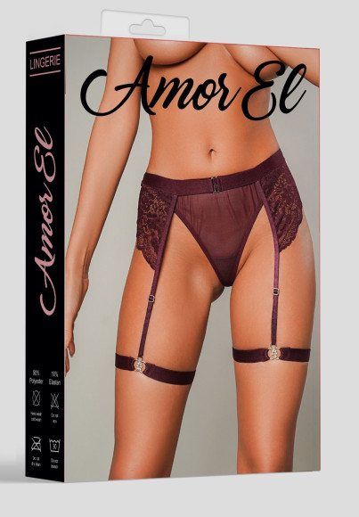 Женские трусики со съемными бусинами и поясом с гартерами Женские трусики со съемными бусинами и поясом с гартерами
