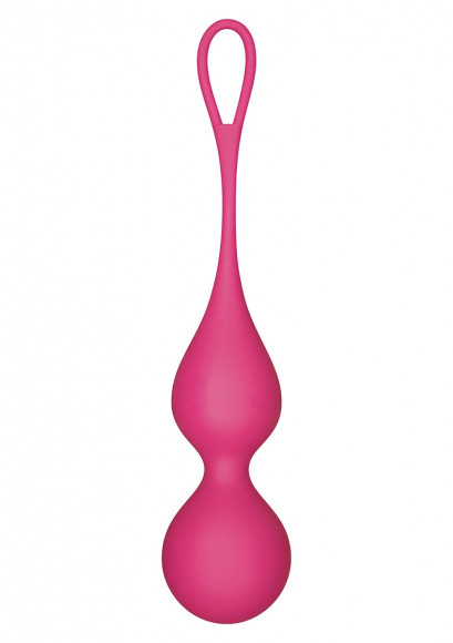 Розовые вагинальные шарики SPHERE II STIMULATING LOVEBALL 