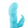 Голубой вибратор Design for Climax с клиторальным кроликом - 17,5 см. Голубой вибратор Design for Climax с клиторальным кроликом - 17,5 см.